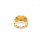 NAVARATNA AURA MEN'S GOLD RING - 22K JEWELLERY