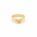 SERENE TWIST MEN'S GOLD RING - 22K JEWELLERY