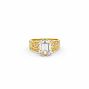 IMPERIAL PRISM MEN'S GOLD RING - 22K JEWELLERY