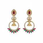 Noor Chakra Gold Earrings - 22K Jewellery