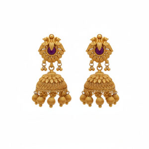 NEELAM PUSHPA GOLD JHUMKAS- 22K JEWELLERY