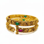 ROSE WHISPER  GOLD BANGLE - 22K JEWELLERY