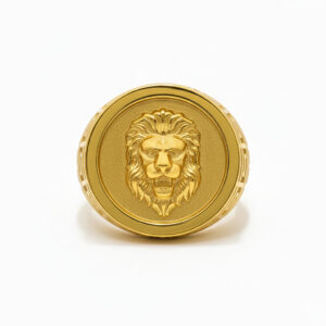 Lioncrest Men's Gold Ring - 22K Jewellery