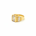 REGAL PILLAR MEN'S GOLD RING - 22K JEWELLERY