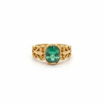 VERDANT SIGNET MEN'S GOLD RING - 22K JEWELLERY