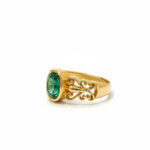 VERDANT SIGNET MEN'S GOLD RING - 22K JEWELLERY