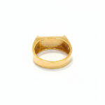 HORIZON LOOP MEN'S GOLD RING - 22K JEWELLERY