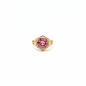 BLUSH ROYALE GOLD RING - 22K JEWELLERY