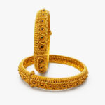 RAJWADI CHAKRA GOLD BANGLES - 22K JEWELLERY