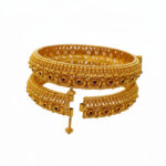 RAJWADI CHAKRA GOLD BANGLES - 22K JEWELLERY