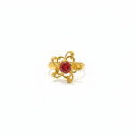 BLOSSOM KNOT ELEGANCE GOLD RING - 22K JEWELLERY