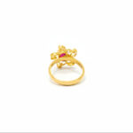 BLOSSOM KNOT ELEGANCE GOLD RING - 22K JEWELLERY