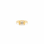 MINI FLORA SHINE GOLD RING - 22K JEWELLERY
