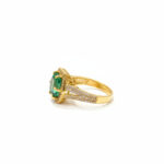 GREEN CROWN ELEGANCE GOLD RING - 22K JEWELLERY