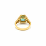 GREEN CROWN ELEGANCE GOLD RING - 22K JEWELLERY