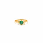 MINT GLOW PETITE GOLD RING - 22K JEWELLERY