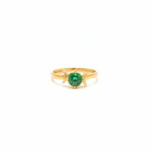 MINT GLOW PETITE GOLD RING - 22K JEWELLERY