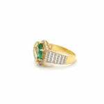EVERGREEN HEXA CURVE GOLD RING - 22K JEWELLERY