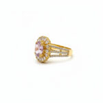 VIOLET BLOOM GOLD RING - 22K JEWELLERY