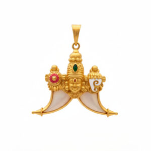 LUNAR GRACE GOLD PENDANT - 22K JEWELLERY