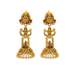 DIVYA DEEPA TEMPLE JHUMKAS- 22K JEWELLERY