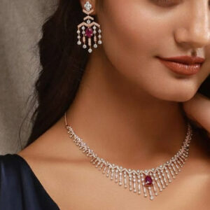 Majestic Drizzle Diamond Set  - 18K Jewellery