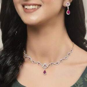 Regal Ripple Diamond Set  - 18K Jewellery