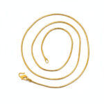 SILK FLOW GOLD CHAIN- 22K JEWELLERY