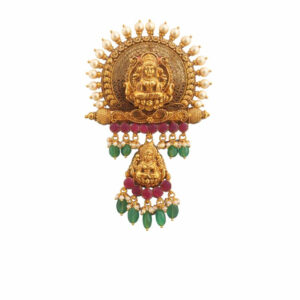 VEERA NARASIMHA GOLD PENDANT - 22K JEWELLERY