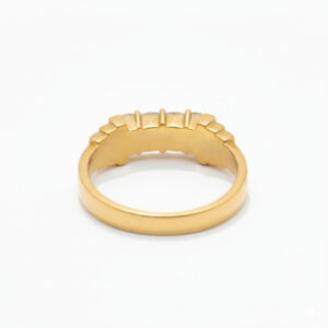 TRINITY CREST MEN'S GOLD RING - 22K JEWELLERY
