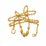 GOLDEN AURA BEAD CHAIN- 22K JEWELLERY