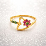 Blossom Grace Gold Ring - 22K Jewellery