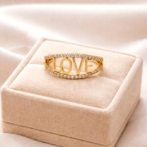Timeless Love Gold Ring - 22K Jewellery