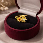 Sun Petal Grace Gold Ring - 22K Jewellery