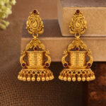SWARNA VIRAASAT GOLD JHUMKAS- 22K JEWELLERY