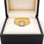 ETERNAL RADIANCE MEN'S GOLD RING - 22K JEWELLERY
