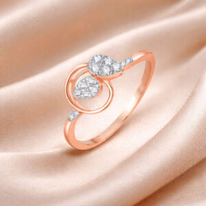 Dewdrop Embrace Diamond Ring - 18K Jewellery