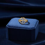 CELESTIAL ORBIT MEN'S GOLD RING - 22K JEWELLERY