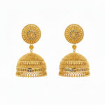 Rajvi Filigree Gold Jhumki- 22K Jewellery