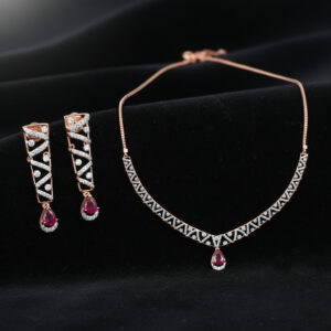 Enchanted Teardrop Diamond Set - 18K Jewellery