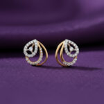 Twilight Curve Diamond Earrings - 18K Jewellery