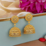 Rajvi Filigree Gold Jhumki- 22K Jewellery