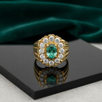 KING'S GREEN MEN'S GOLD RING - 22K JEWELLERY