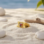 ROYAL NAVRANG MEN'S GOLD RING - 22K JEWELLERY