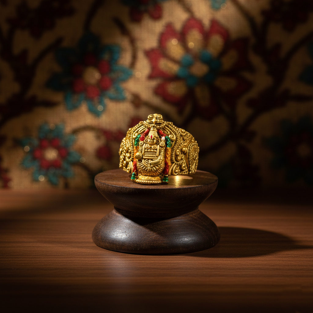 SRI HARI ANUGRAHA MEN'S GOLD RING - 22K JEWELLERY SRI HARI ANUGRAHA MEN'S GOLD RING - 22K JEWELLERY