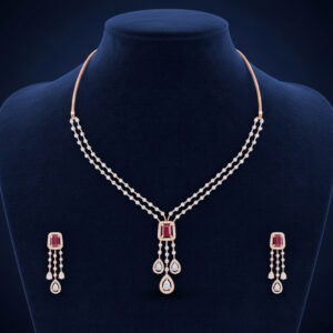 Crimson Grace Diamond Set - 18K Jewellery