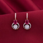 Cherry Dazzle Diamond Earrings - 18K Jewellery