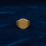 REGAL GRID MEN'S GOLD RING - 22K JEWELLERY