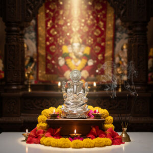 Lord Ganesha Silver925 Idol 93.5Gm