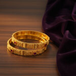 IMPERIAL PATTERN GOLD BANGLES - 22K JEWELLERY